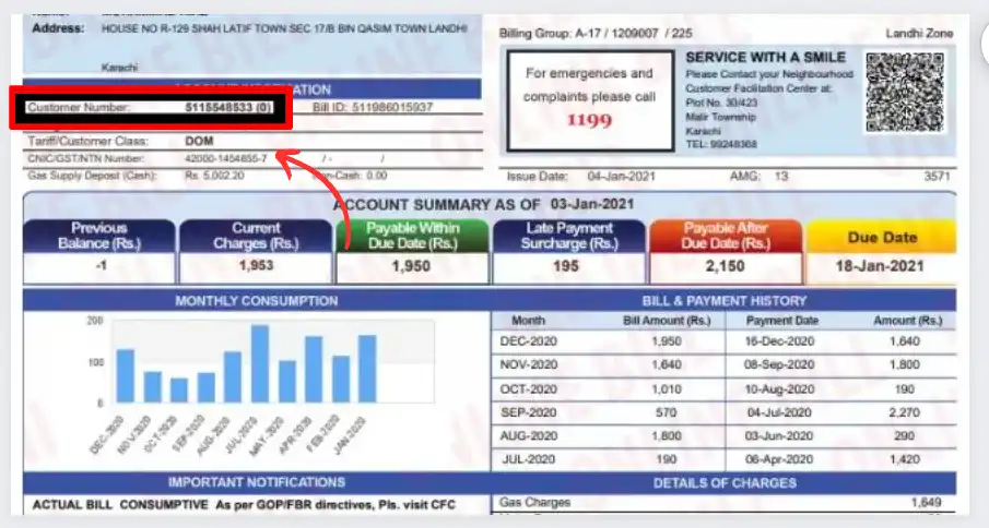 SSGC Duplicate Bill Online 2024 - Check and Pay Sui Gas Bill
